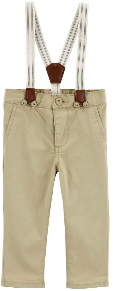 image for OshKosh Штаны с подтяжками Khaki foto
