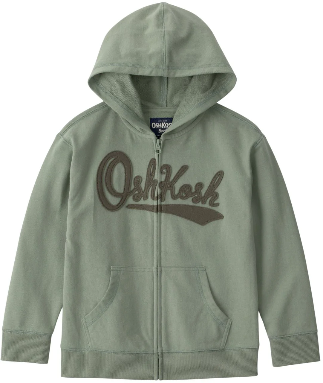 image for OshKosh Hanorac cu gluga Logo Green foto
