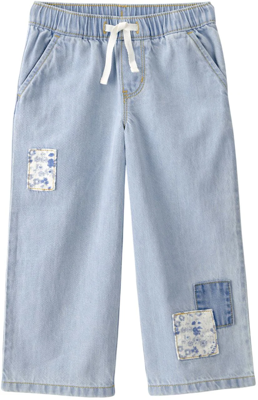 image for OshKosh Pantaloni largi din denim Patchwork Light Wash foto