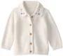 OshKosh Трикотажный кардиган с вышивкой Floral Ivory foto