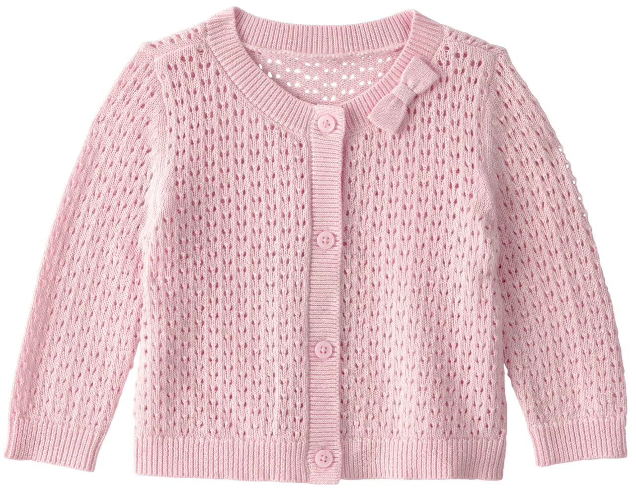 image for OshKosh Cardigan tricotat Pointelle Pink foto