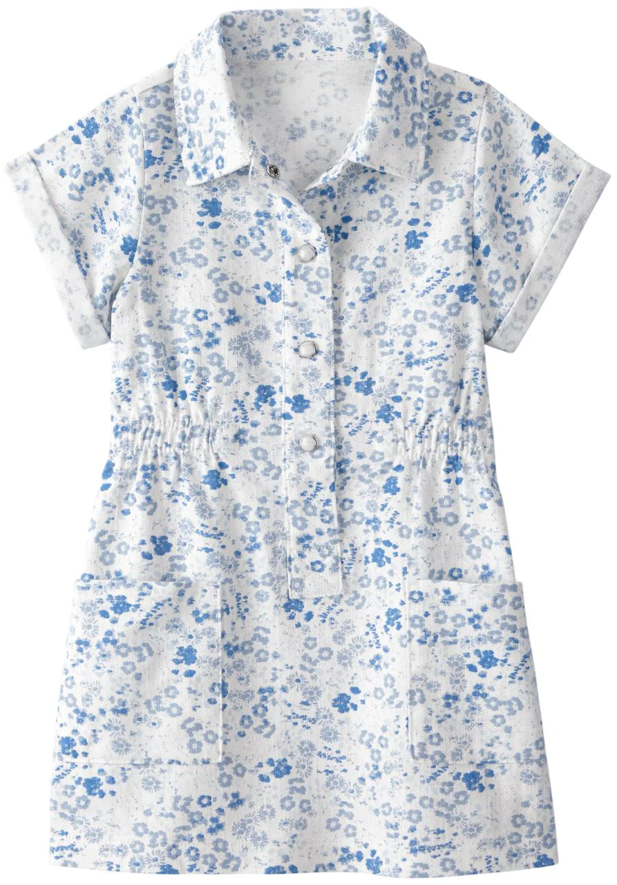 image for OshKosh Rochita scurta Floral Blue/White foto
