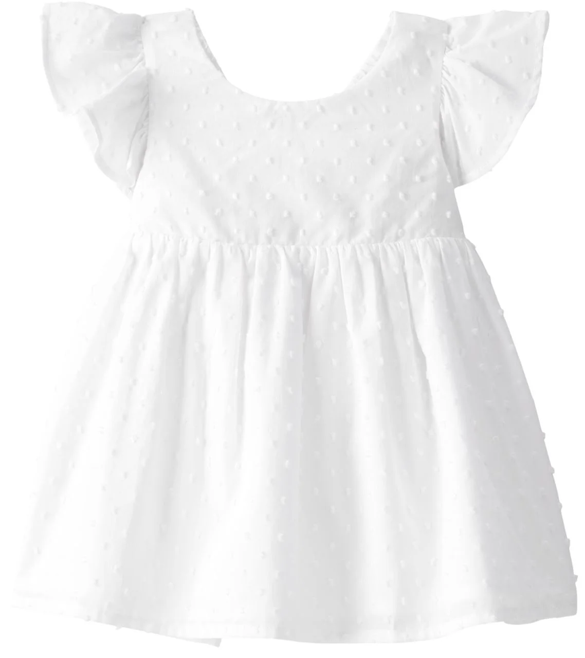 image for OshKosh Rochita scurta punctata Ruffle White foto