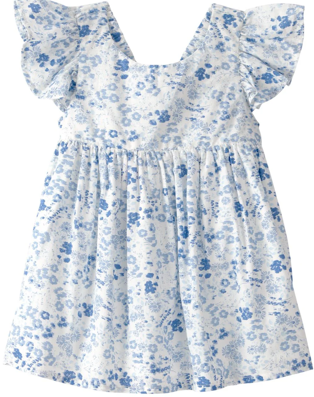 image for OshKosh Rochita scurta Ruffle Blue/White foto