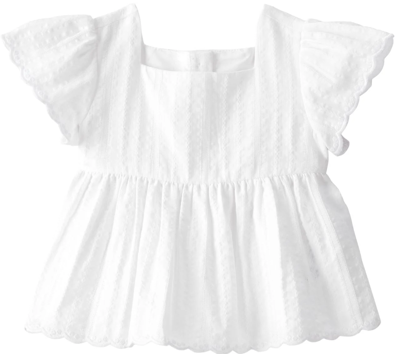 image for OshKosh Топ с вышивкой Ruffle White foto