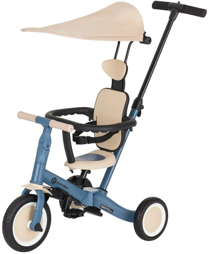image for Tricicleta evolutiva 5 in 1 Petite&Mars Turbo Plus Ocean Blue foto