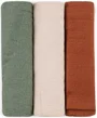 Набор из 3 муслиновых пеленок Petite&Mars Moussy Earth Tones, 68x68 см foto