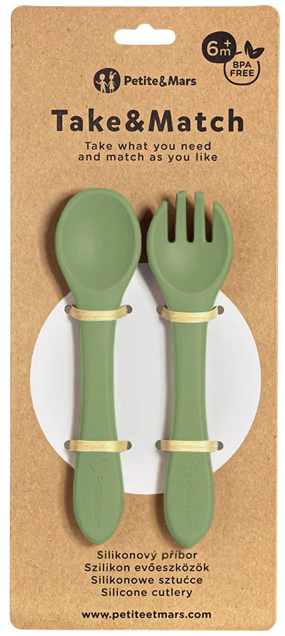 image for Set tacamuri din silicon Petite&Mars Take&Match Sweet Pea foto