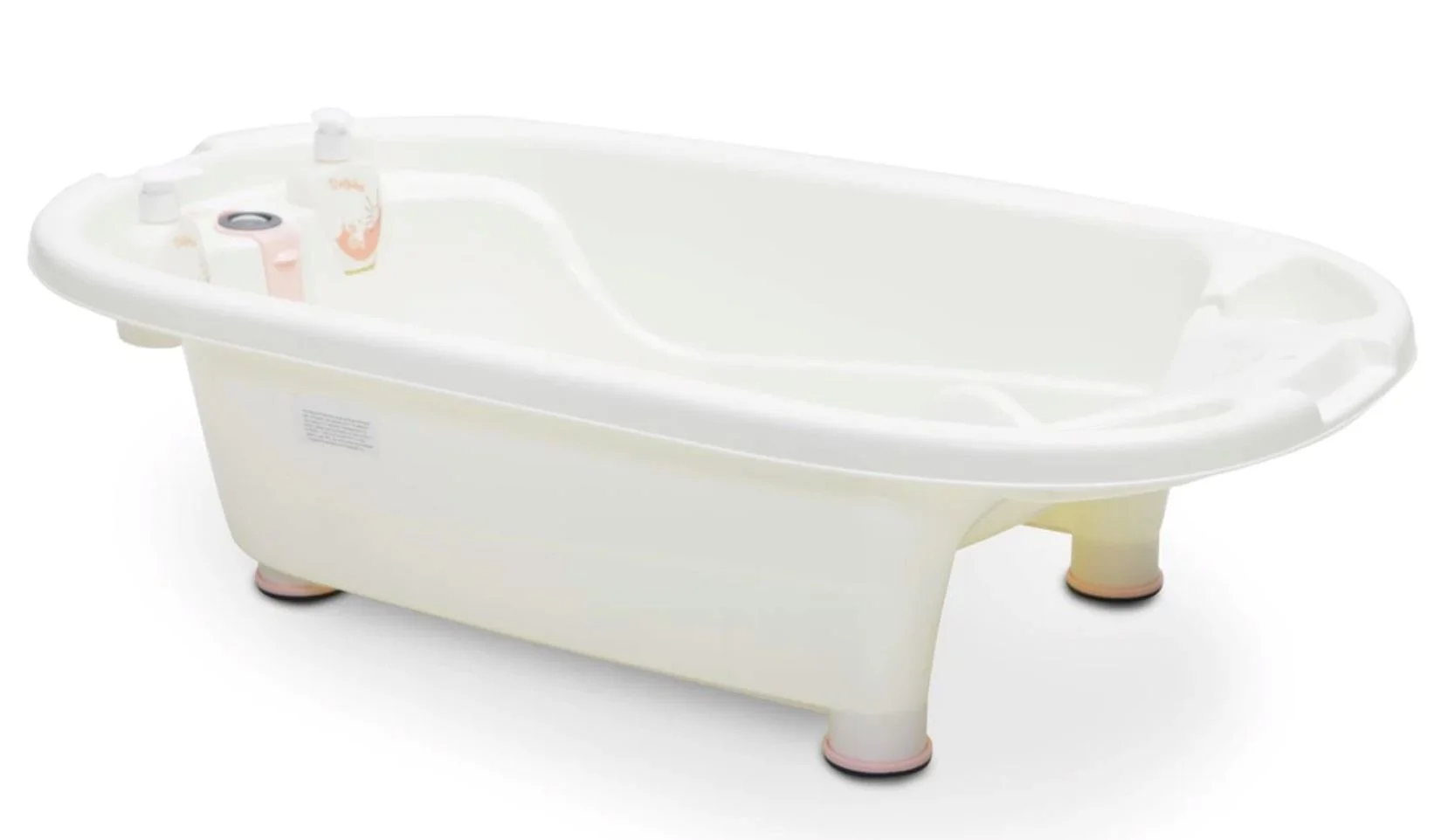 image for Детская ванночка Moni Dolphin с съемным редуктором Розовая foto