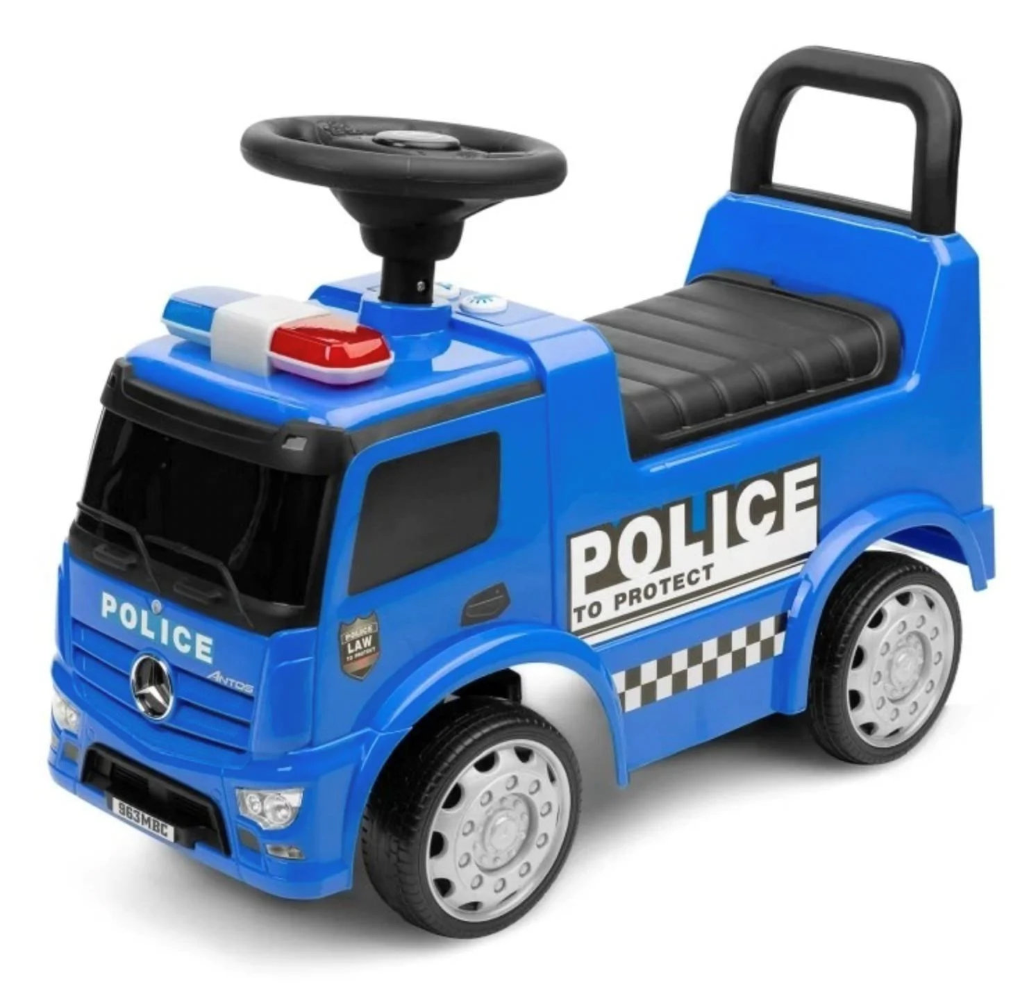 Tolocar pentru copii Caretero Police Albastru foto