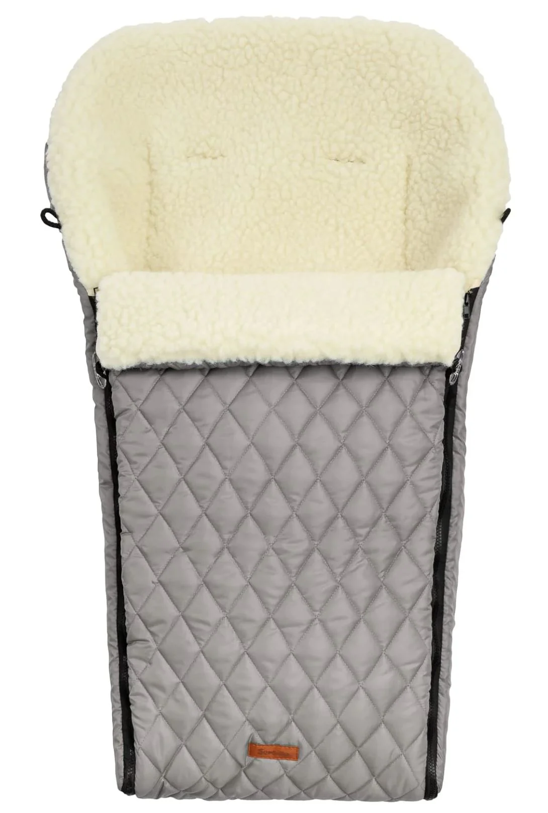 image for Husa de iarna pentru carucior Caretero Quilted Gri foto