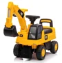 Tolocar pentru copii Baby Mix Excavator cu lopata Galben foto