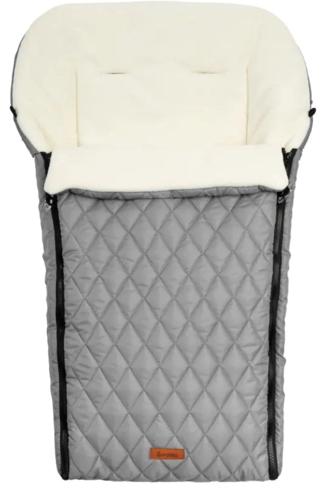 image for Husa de iarna pentru carucior Caretero Quilted Polar Romper Gri foto