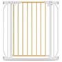 Детские ворота Lionelo Truus Slim White Natural, 75-105 см foto