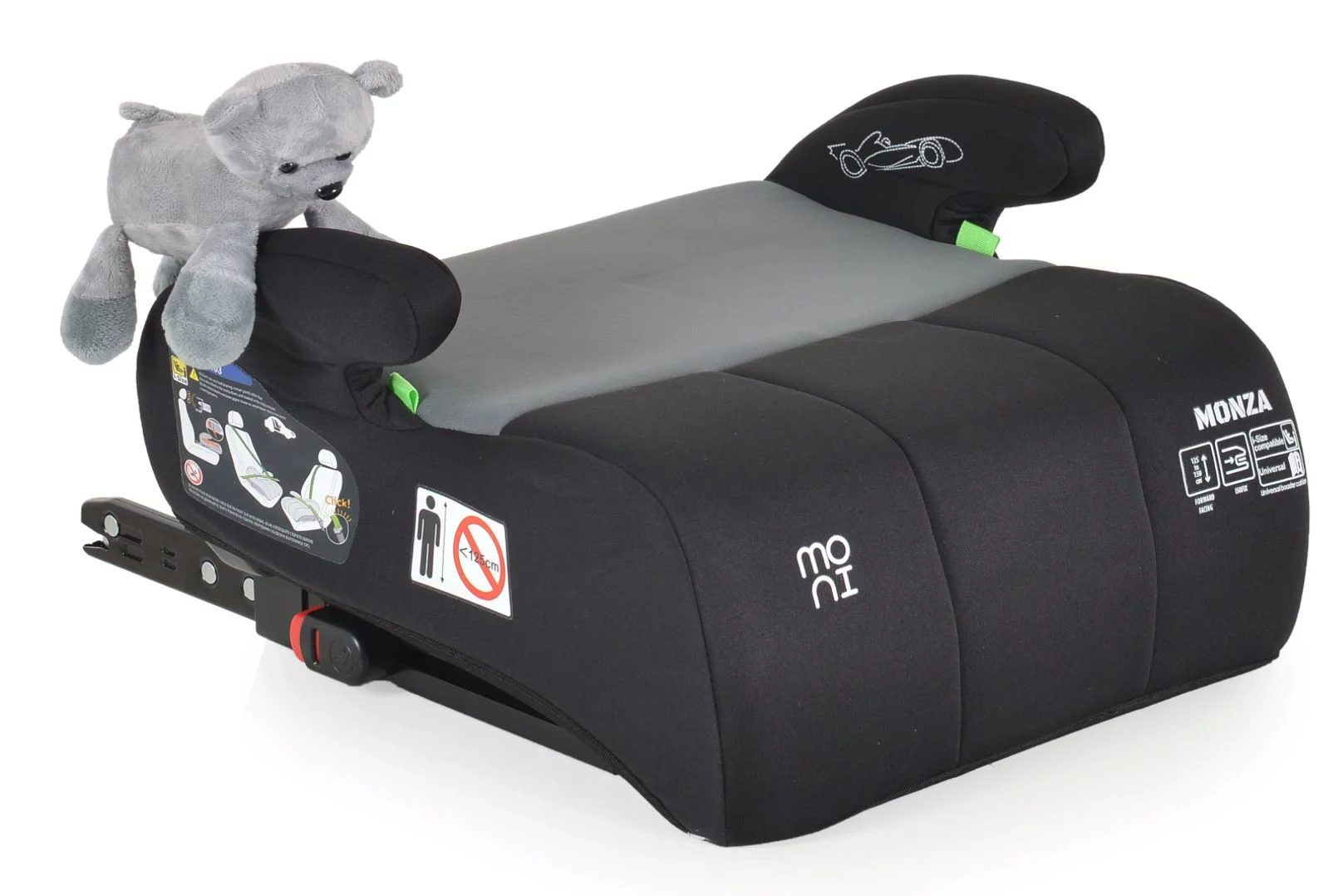 image for Автокресло-бустер Moni Monza Isofix Серый foto