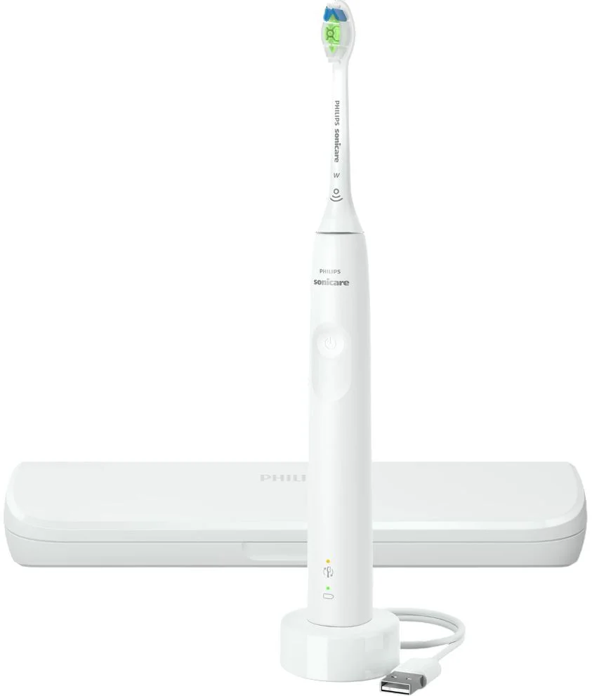 image for Periuta de dinti sonica electrica Philips Sonicare Seria 4100 Alba+husa foto