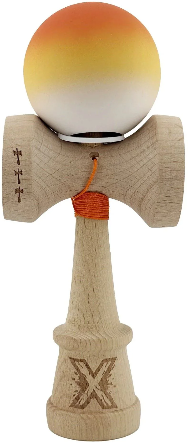 image for Kendama X Original, 7 х 6 х 18 cm, Gradient galben-portocaliu foto