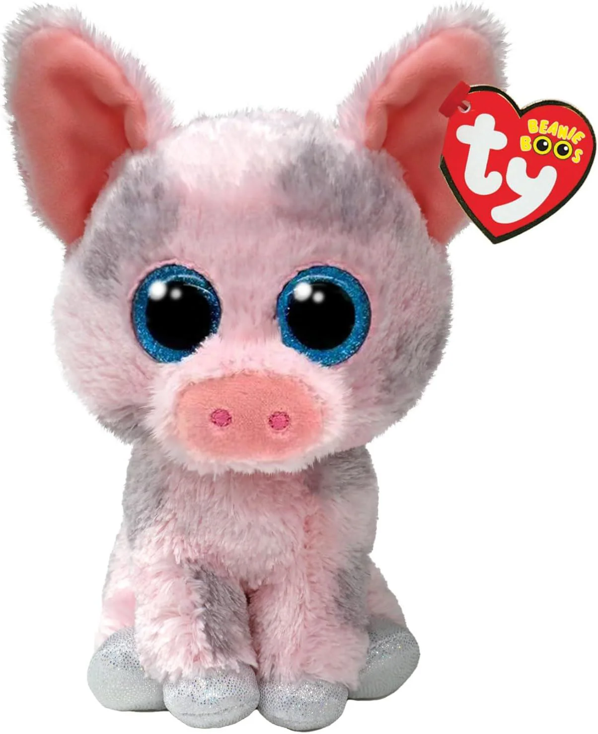 Jucari de plus TY Beanie Boos Purcelus Hambone, 15 cm foto