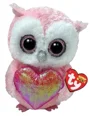 Мягкая игрушка TY Beanie Boos Сова Whisper, 15 см foto