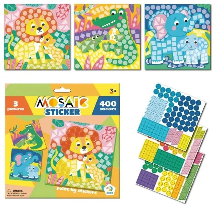 image for Mozaic cu abtibilduri Dodo Zoo, 400 el. foto