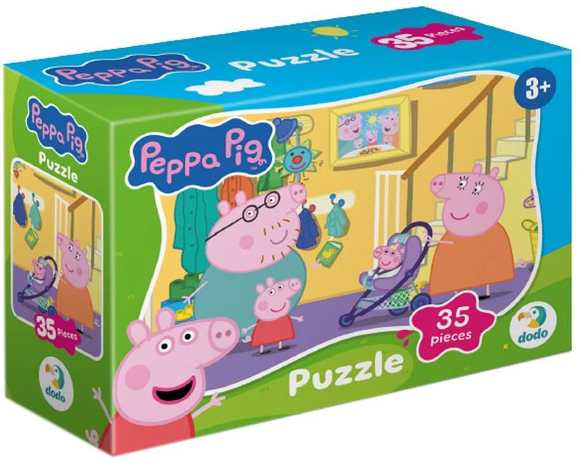 Puzzle Mini Dodo Peppa Pig "La plimbare", 35 el. foto