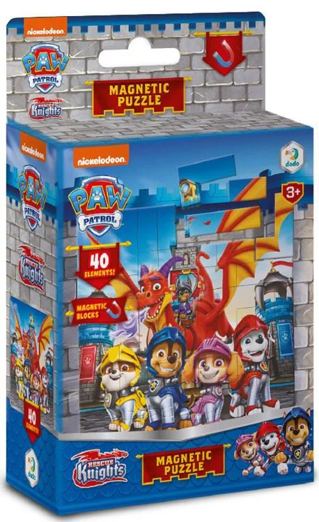 image for Puzzle magnetic Dodo Cavalerii salvatori, seria Patrula catelusilor, 40 el. foto