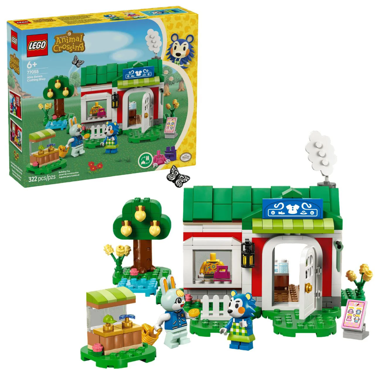 image for LEGO Animal Crossing - Magazin de haine Able Sisters foto
