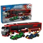 LEGO City - Camion F1 cu masinile RB20 & AMR24 foto