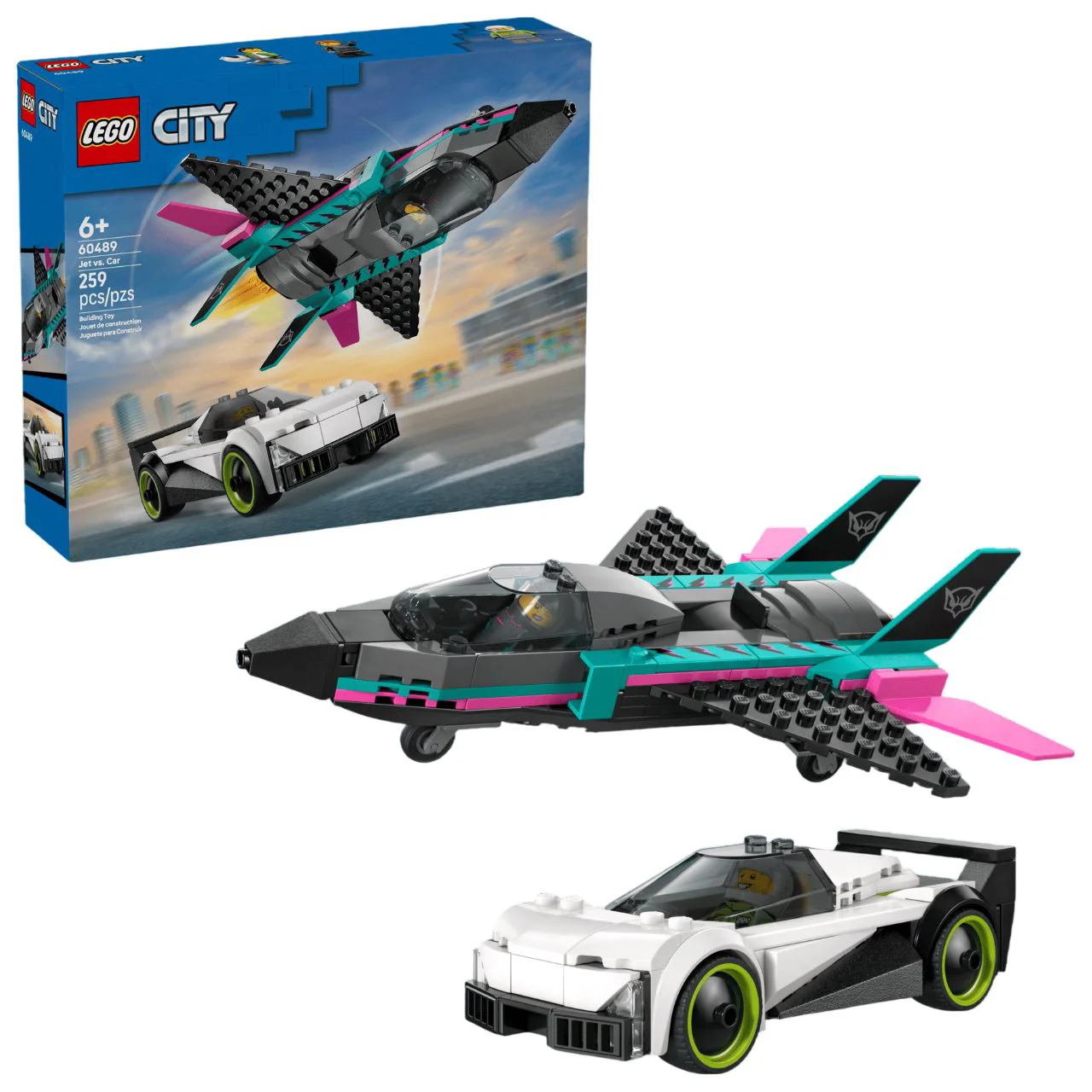 image for LEGO City - Avion vs. masina foto