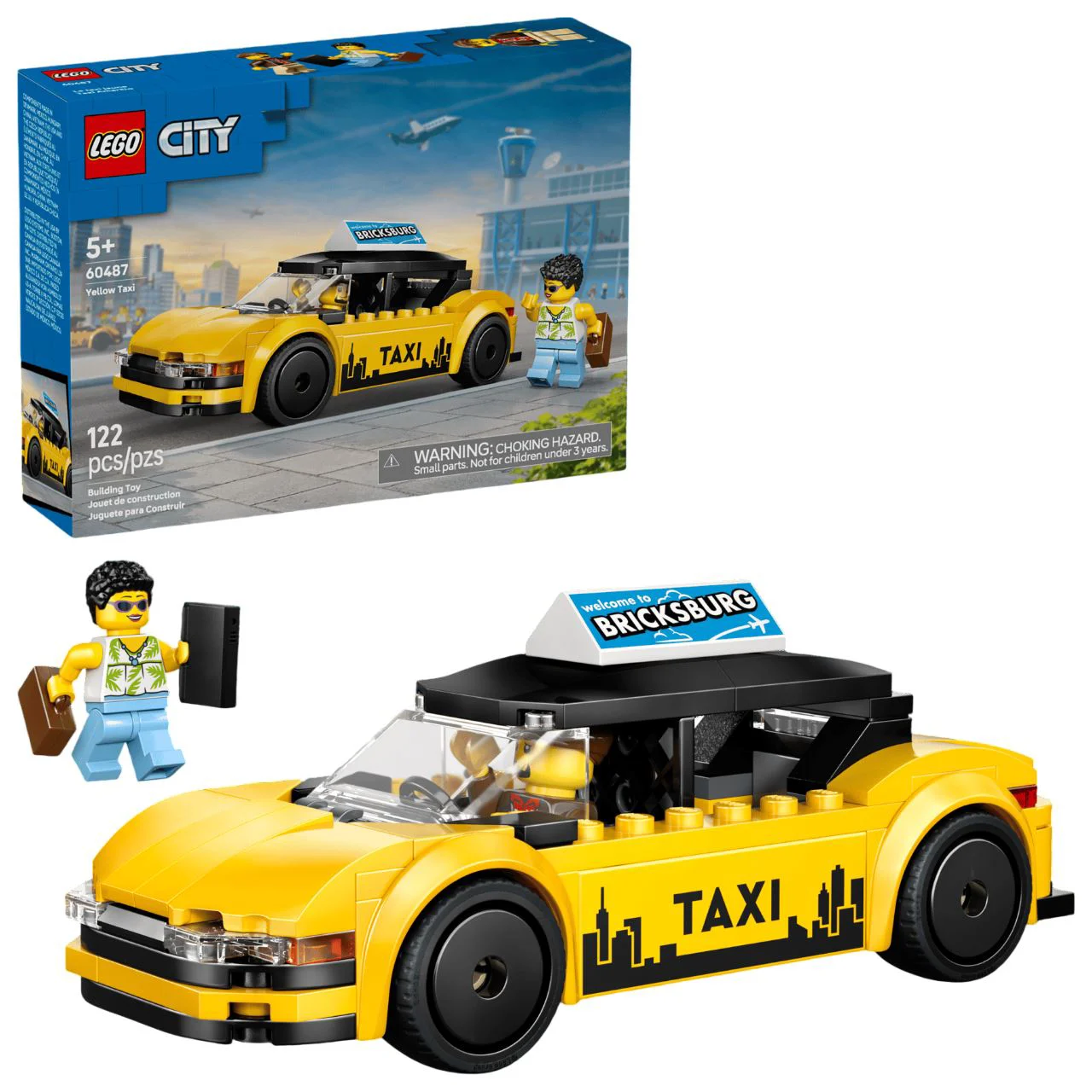 image for LEGO City - Taxi Galben foto