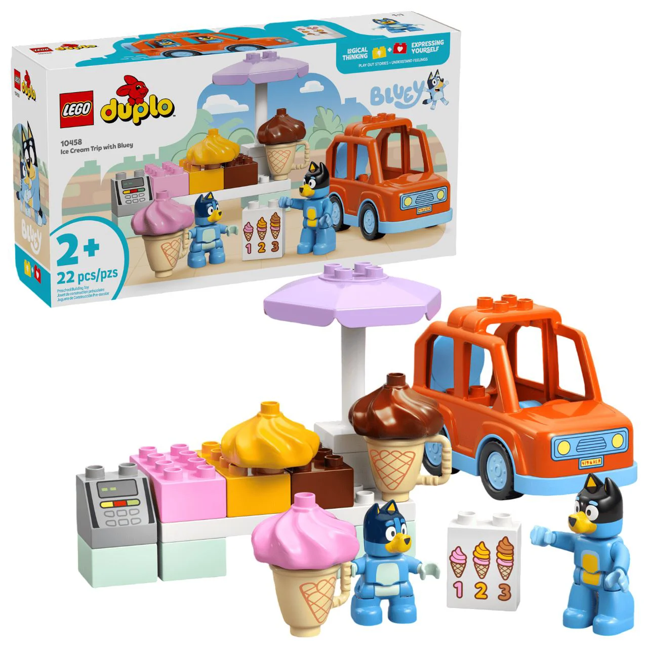 image for LEGO Duplo - Excursie pentru inghetata cu Bluey foto