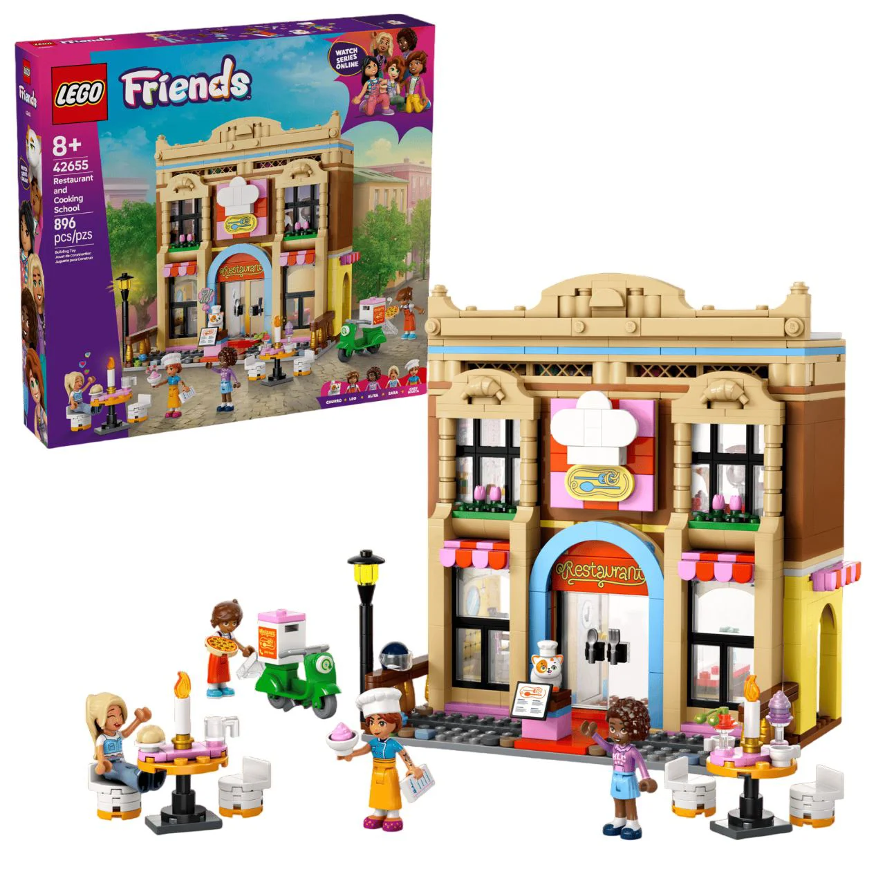 image for LEGO Friends - Restaurant si Scoala de Gatit foto