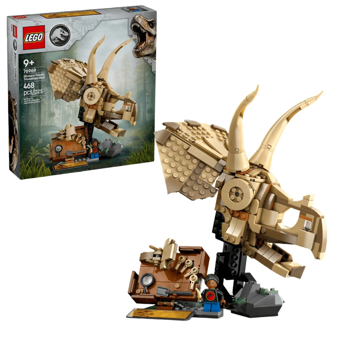 image for LEGO Jurassic World - Craniu de Triceratops foto