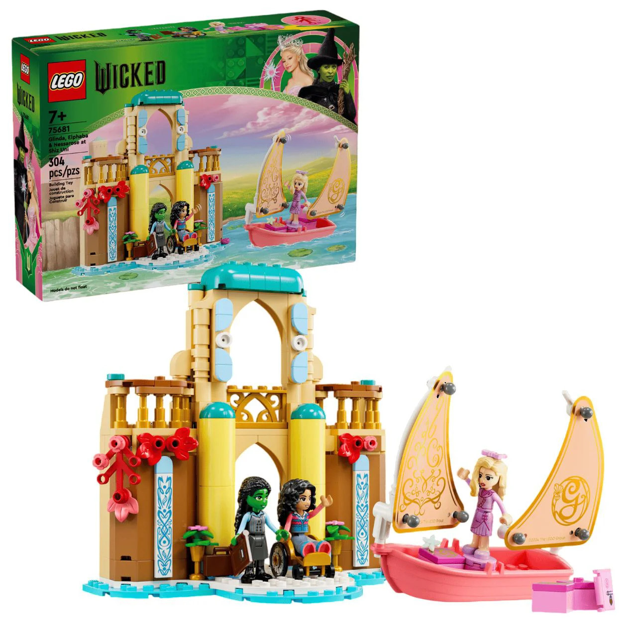 image for LEGO Wicked - Glinda, Elphaba si Nessarose la Universitatea Shiz foto