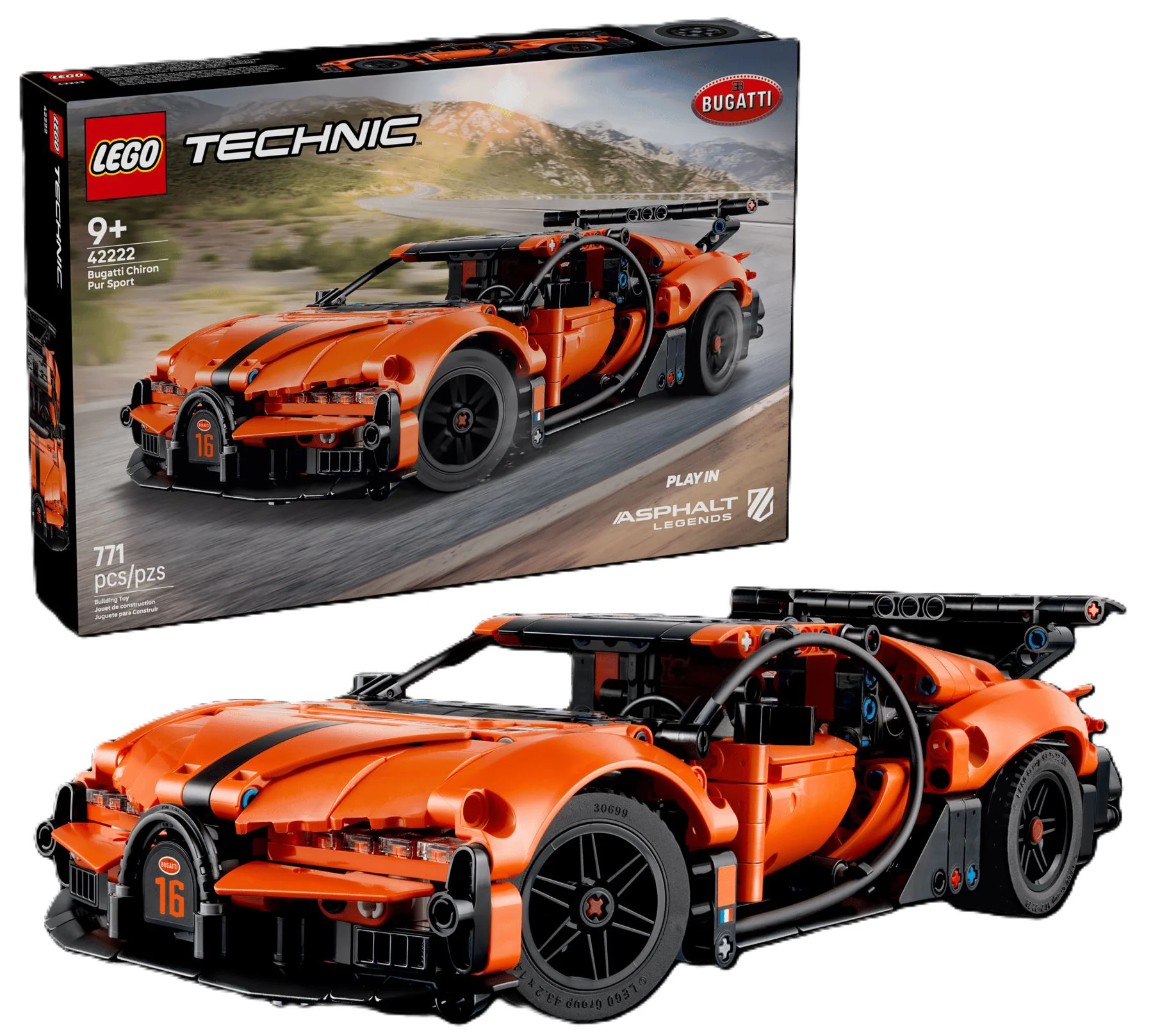 image for LEGO Technic - Bugatti Chiron Pur Sport Hyper Car foto