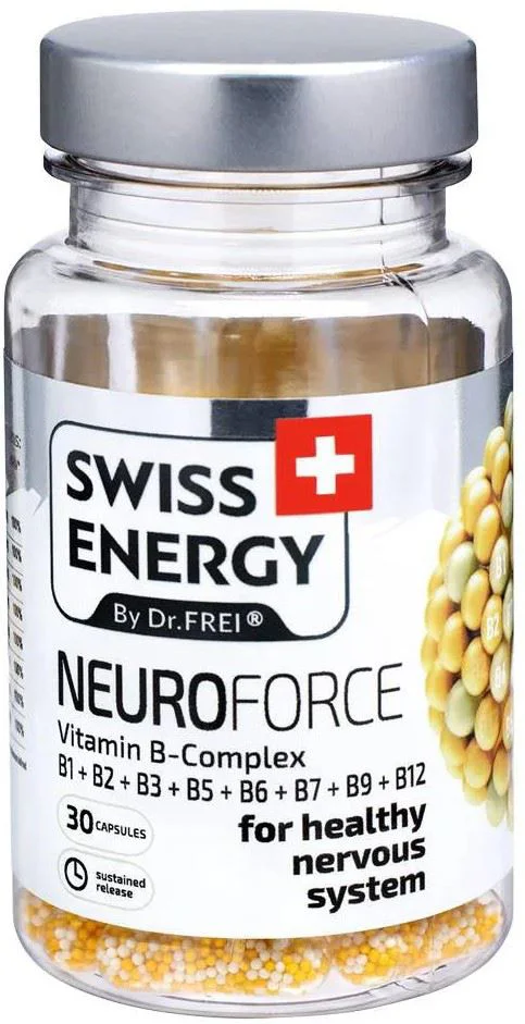 image for Capsule Swiss Energy Neuroforce, 30 buc. foto