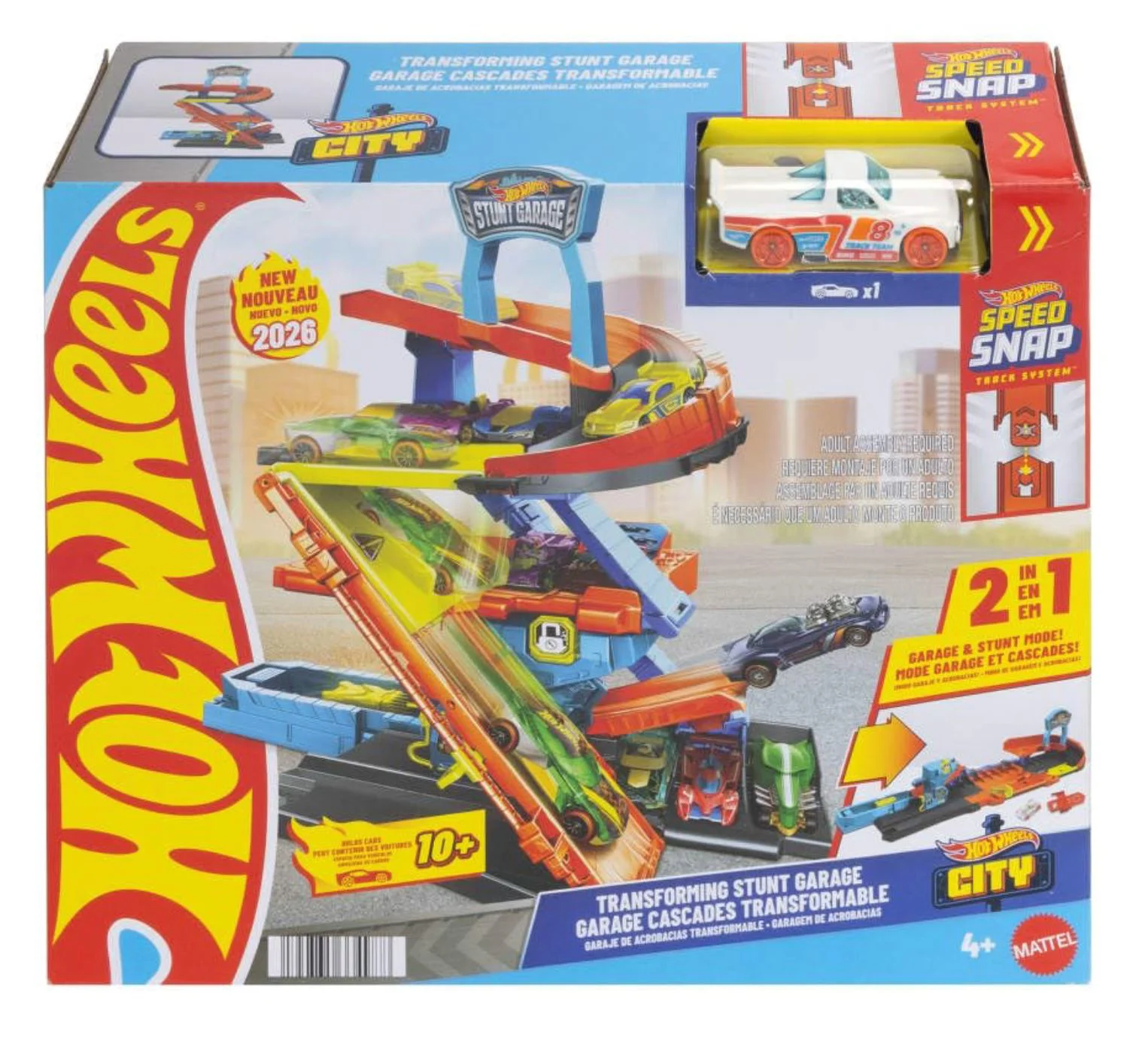image for Игровой набор Hot Wheels Трансформируемый гараж с трассой foto