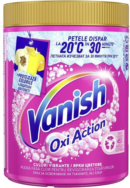 image for Pudra pentru indepartarea petelor Vanish Oxi Action Color, 960 g foto
