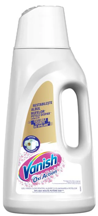 image for Solutie pentru indepartarea petelor Vanish Oxi Action White, 2000 ml foto