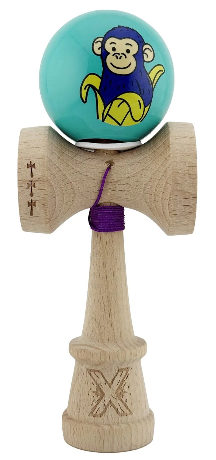 image for Kendama Essa Toys Super Sticky X Original Maimuta Turcoaz foto