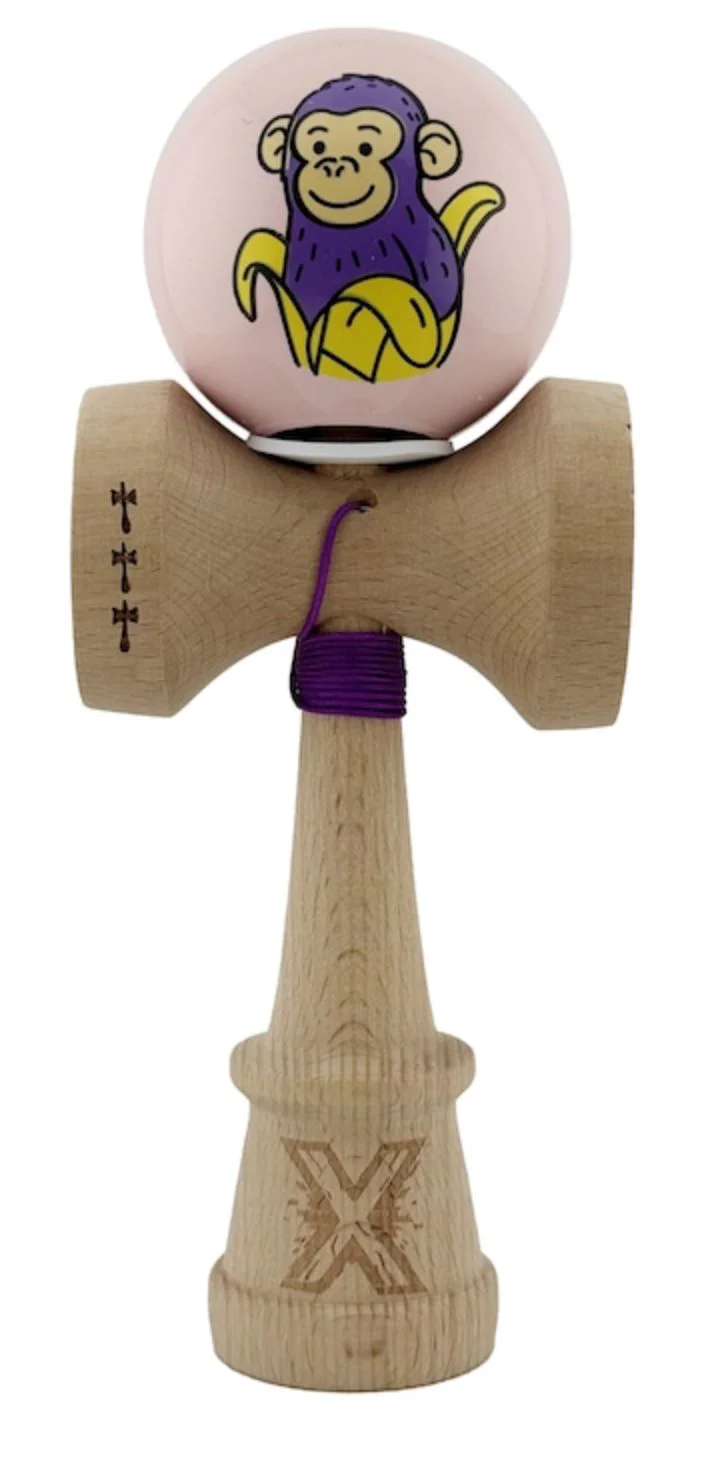 image for Kendama Essa Toys Super Sticky X Original Maimuta Roz foto
