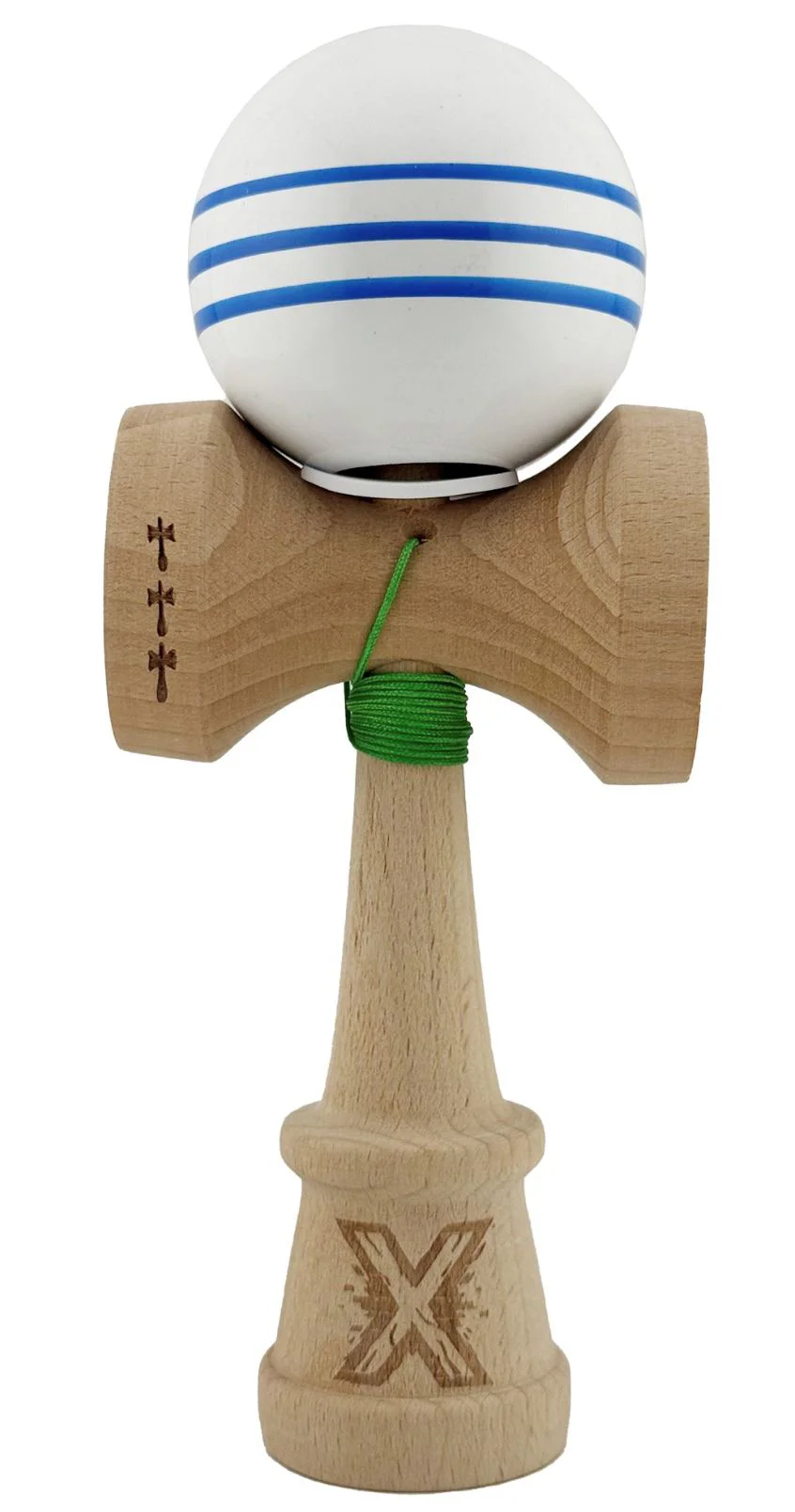 image for Kendama Essa Toys Flippy X Original Alb-albastru foto