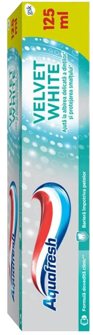 image for Зубная паста Aquafresh Velvet White, 125 мл foto