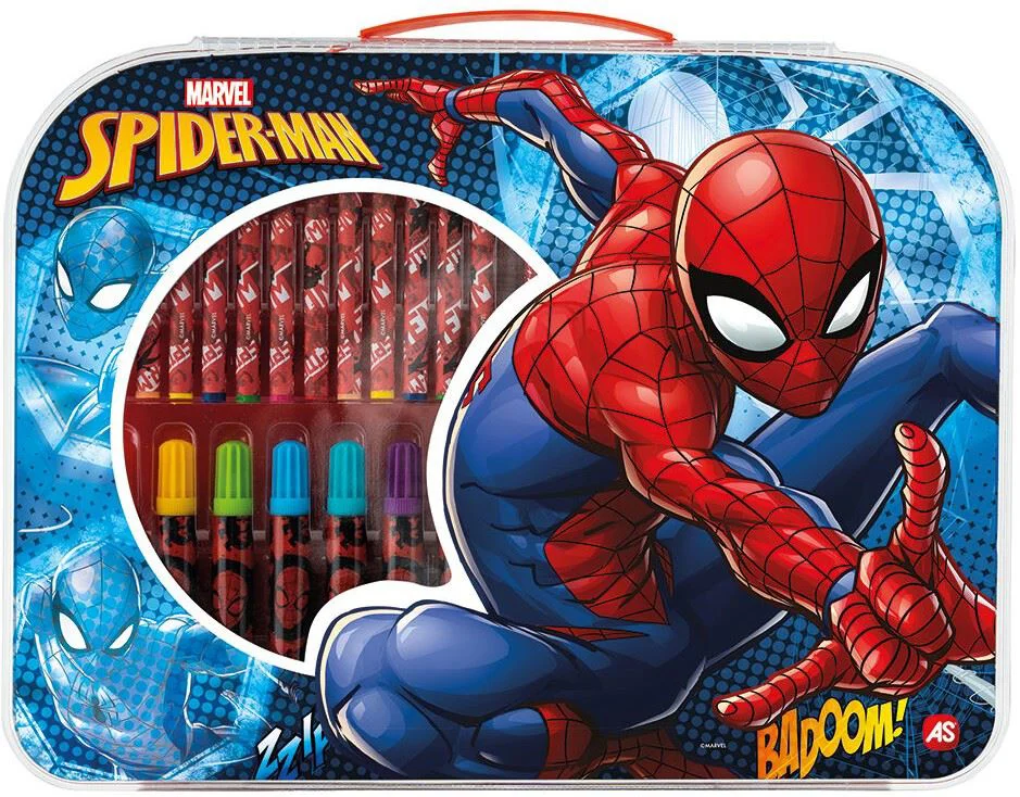 image for Набор для рисования в чемоданчике AS Kids Spider-Man foto