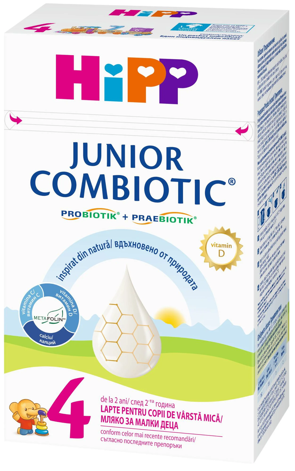 image for Formula de lapte HiPP Junior Combiotic 4 (24+ luni), 500 g foto