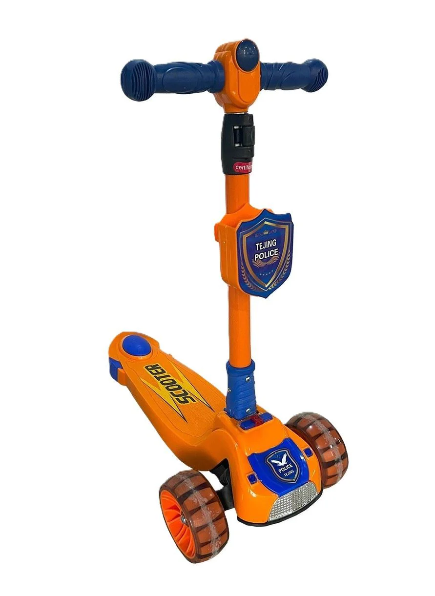 image for Trotineta Scooter cu trei roti si lumini LED, in sortiment foto