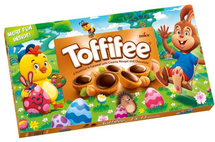 Конфеты Toffifee Caramel Easter, 375 г foto