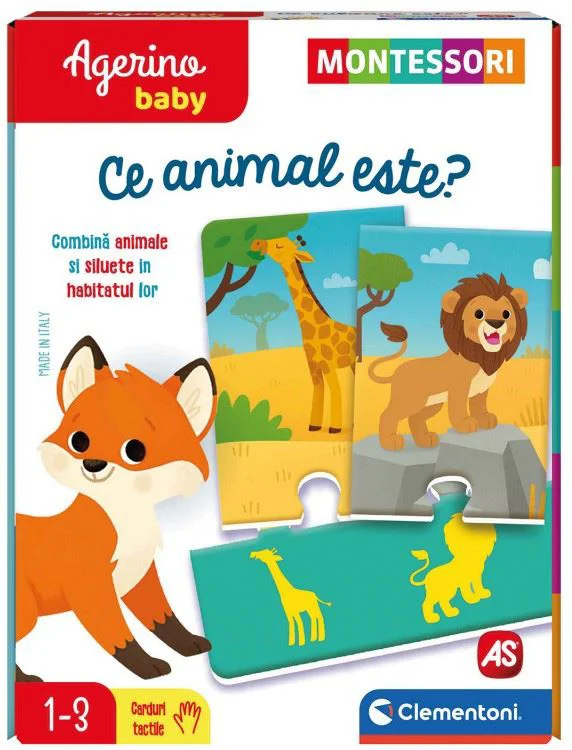 image for Joc Montessori Agerino Baby Ce animal este? foto