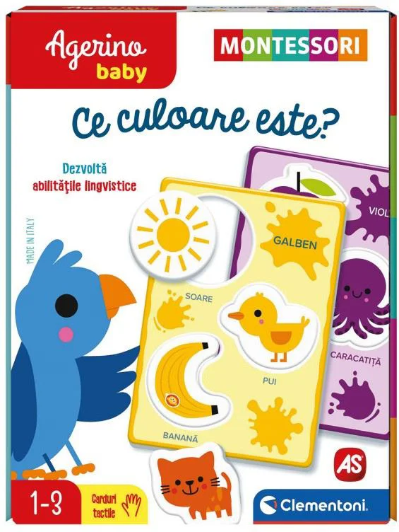 image for Joc Montessori Agerino Baby Cuvinte si culori foto