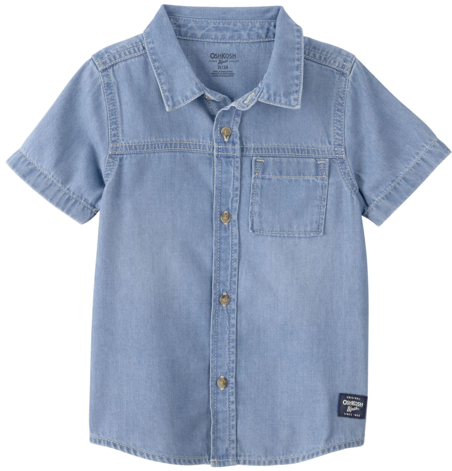 image for OshKosh Camasa din denim Blue foto